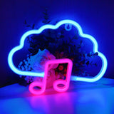 TONGER® Cloud With Note Neon LED Sign