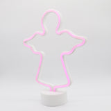 TONGER® Pink Angle Table LED Neon Light