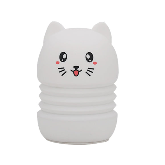 TONGER® White Cat Silicon Night Light