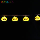 TONGER® Pumpkin Plastic String Lights