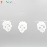 TONGER® ghost head Plastic String Lights