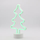 TONGER® Green Christmas Tree Table LED Neon Light