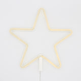 TONGER® Warm White Star Wall LED Neon Light Sign