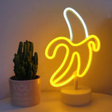 TONGER® Banana Table LED Neon Light