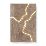 TONGER® Intimate Lover Art Glowing Wall Light Painting