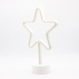 TONGER® Warm White Star Table LED Neon Light