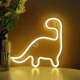 TONGER®Warm White Dinosaur LED Neon