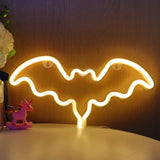 TONGER® Warm White Bat LED Neon Sign