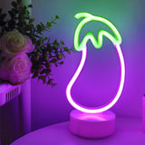 TONGER® Eggplant Table LED Neon Light