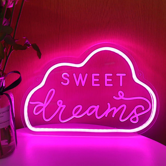 TONGER®Pink Sweet Dreams LED Neon