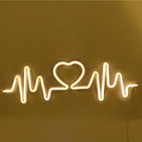 TONGER® Warm White Heart Beat LED Neon