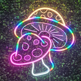 TONGER® Mushroom Wall Neon Sign