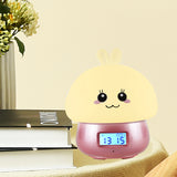 TONGER® Pink Bunny Alarm Clock With Light