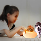 TONGER® Dog spaceship silicone lamp