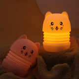 TONGER® Pink Cat Silicon Night Light