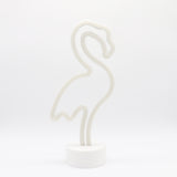 TONGER® Pink Flamingo Table LED Neon Light