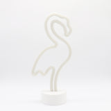 TONGER® Pink Flamingo Table LED Neon Light