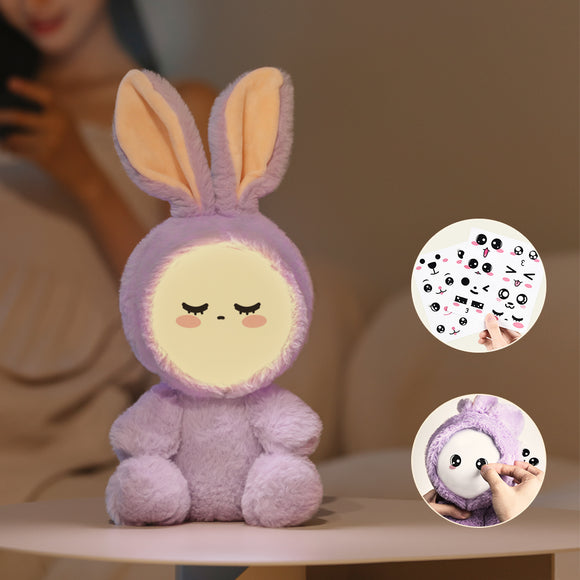 TONGER® Bunny Plush Doll Lamp