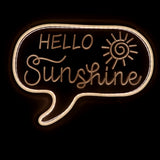 TONGER® Hello Sunshine Wall Neon Sign