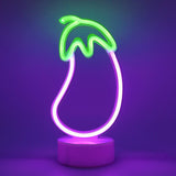 TONGER® Eggplant Table LED Neon Light