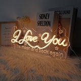 TONGER®I love You LED Neon Sign