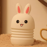 TONGER® White Bunny Silicon Night Light