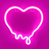 TONGER® Pink Heart Neon LED