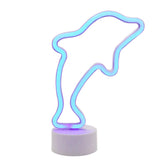 TONGER®Dolphin Table LED Neon