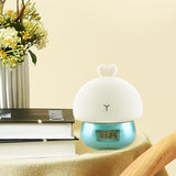 TONGER® Pink Bunny Alarm Clock With Light