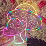 TONGER® Mushroom Wall Neon Sign