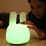 TONGER® Cute Angora Rabbit Night Lamp