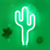 TONGER® Green Cactus Wall LED Neon Light Sign