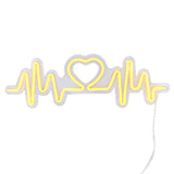 TONGER® Warm White Heart Beat LED Neon