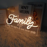 TONGER®Family LED Neon Sign