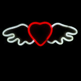 TONGER® Heart With Angle Wings Neon LED