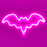 TONGER® Pink Bat LED Neon Sign