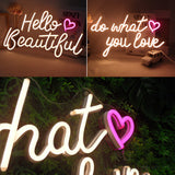 TONGER®Hello Beautiful LED Neon Sign