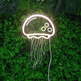 TONGER®White Warm Jellyfish LED Neon Sign