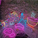 TONGER® Mushroom Wall Neon Sign