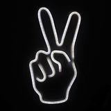 TONGER®Victory Symbol Wall Neon Sign