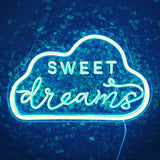 TONGER®Blue Sweet Dreams Wall Neon Sign