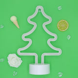 TONGER® Green Christmas Tree Table LED Neon Light