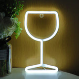 TONGER®White Goblet  LED Neon Sign