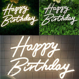 TONGER®Happy Birthday LED Neon Sign