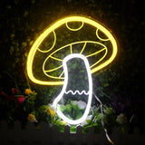 TONGER®Small Yellow Mushroom LED Neon Sign