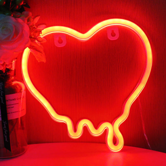 TONGER®Red Heart Neon LED