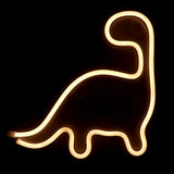 TONGER®Warm White Dinosaur LED Neon