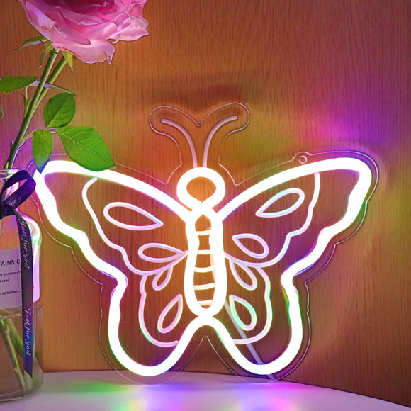 TONGER®Butterfly Wall  Neon Sign