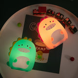 TONGER® Pink Dinosaur Silicon Night Light