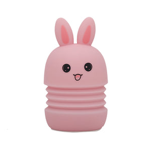 TONGER® Pink Bunny Silicon Night Light